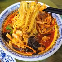 Vegan Jjamppong - close-up at Taehwawon 태화원 in Incheon