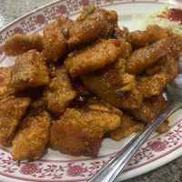Spicy faux chickenn  at Taehwawon 태화원 in Incheon
