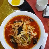 spicy noodles at Taehwawon 태화원 in Incheon