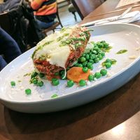 Vegan schnitzel / Parma version (possibly dairy cheese used) at The Duke in Enmore