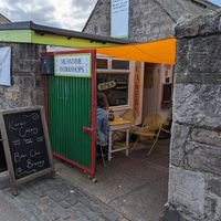 Karmic Cakery entrance at Karmic Cakery in Berwick-upon-tweed