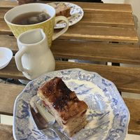 Cake to share  at Karmic Cakery in Berwick-upon-tweed