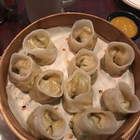 Steamed vegetable mo-mo at Everest Cafe in St Louis