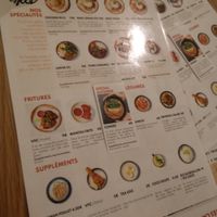 Quick overview of the menu at The Hood in Paris