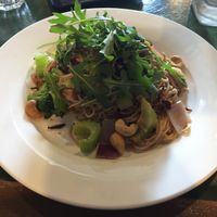 Vegan satay noodles  at The Ambitious Act in South Melbourne