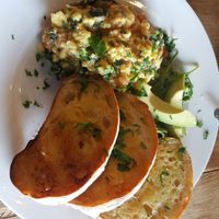 Vegan eggs at The Ambitious Act in South Melbourne
