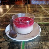 Panna cotta at Il Fornaccio in Arzua