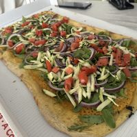 Araba vegan pizzaa  at Il Fornaccio in Arzua