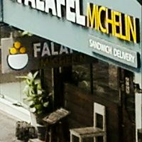 Store front at Falafel Michelin in Bangkok