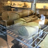 Fresh vegan wraps at Cube Coffee Bar in Budapest