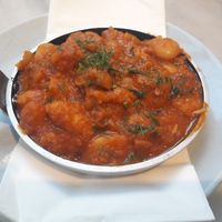 Giant beans at The Real Greek - Covent Garden in London