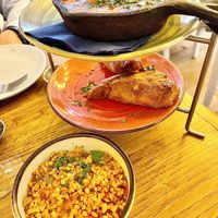Vegan dishes at The Real Greek - Marylebone in London