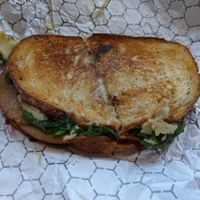 Turkey havarti sandwich at Harmony Plant Fare in Cincinnati