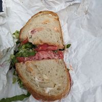 Chicken salad sandwich at Harmony Plant Fare in Cincinnati