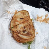 Buffalo chicken ranch sandwich at Harmony Plant Fare in Cincinnati