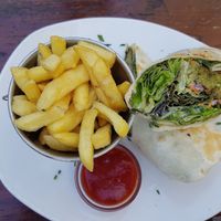 Falafel Wrap at Zeil Kitchen in Frankfurt