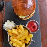 Falafel Burger  at Zeil Kitchen in Frankfurt