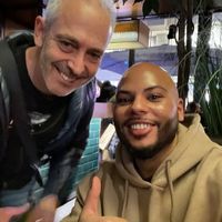 The owner & me  #Veganuary at Zeil Kitchen in Frankfurt