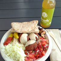 Falafel&Humus Plate at Zeil Kitchen in Frankfurt