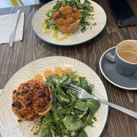 Delicious vegan pies   at Four Seasons Bistro in Mittagong