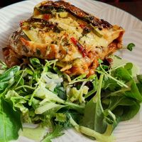 Mediterranean lasagne at Four Seasons Bistro in Mittagong