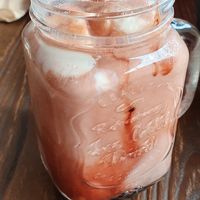 Vegan iced chocolate at Four Seasons Bistro in Mittagong