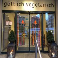 Entrance  at Restaurant Bona Dea in Zurich