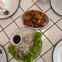 Dumplings and cauli at Little Turtle in Enmore