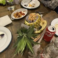 Pineapple fried rice, cauliflower wings   at Little Turtle in Enmore