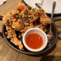 Salt and pepper tofu   at Little Turtle in Enmore