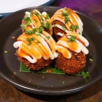 Red Curry Arancini at Little Turtle in Enmore