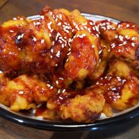 Sticky Sesame Wings at Little Turtle in Enmore