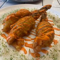 Zucchini flowers  at Little Turtle in Enmore