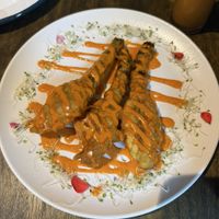 Zucchini flowers   at Little Turtle in Enmore