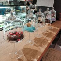 We are nutie donuts for desert at Little Turtle in Enmore