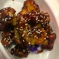 sticky fried cauliflower (favourite dish) at Little Turtle in Enmore