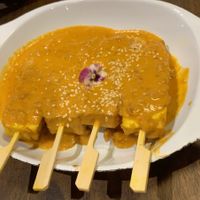 Satay Tofu  at Little Turtle in Enmore