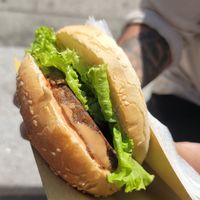 Super delicious burger, even my non vegetarian friend enjoyed it a lot 😁 at Veg-MI Trike in Milan