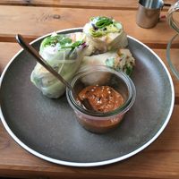 The classic summer rolls at Nora's Garden in Berlin