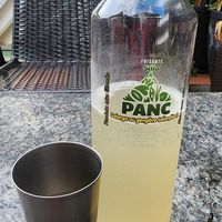 ginger frisante, fermented drink. get this instead of kombucha at Salgados Veganos Manaus in Manaus