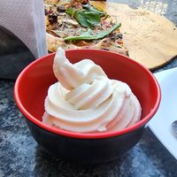 vegan coconut ice cream. yum. yum. at Salgados Veganos Manaus in Manaus