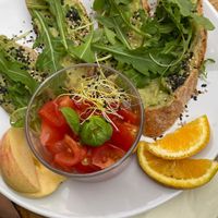 Avocadotoast (vegane Option auf Nachfrage) at Fama Cafe & Manufaktur in Weimar