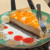 Cheesecake at Fama Cafe & Manufaktur in Weimar