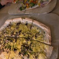 Veganer Champignons und Ratatouille Flammkuchen  at Le Feu in Bielefeld