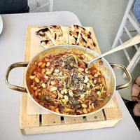 Black eyed peas at Katharos Lounge in Santorini