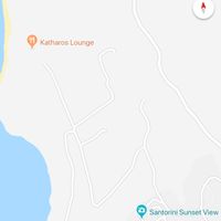 Exact location at Katharos Lounge in Santorini