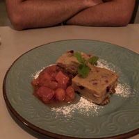 Semola cake  at Katharos Lounge in Santorini