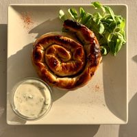 Vegan Phyllo at Katharos Lounge in Santorini