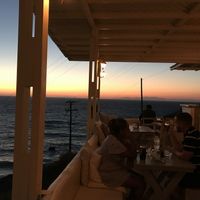Sunset  at Katharos Lounge in Santorini