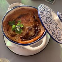 Moussaka  at Katharos Lounge in Santorini